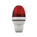 [91153] P40S Panel Mount Multi Function Beacon 90/240VAC Red 55542