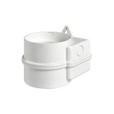 [90374] SIR-E/SIR-EJ Base Double Mount 12-24VAC/DC White 55109