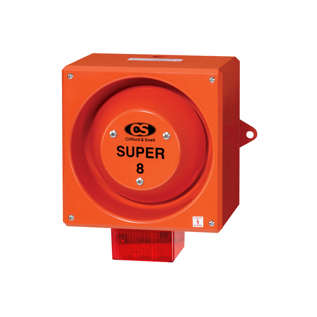 Sounder/Strobe 120 dB 230VAC RED