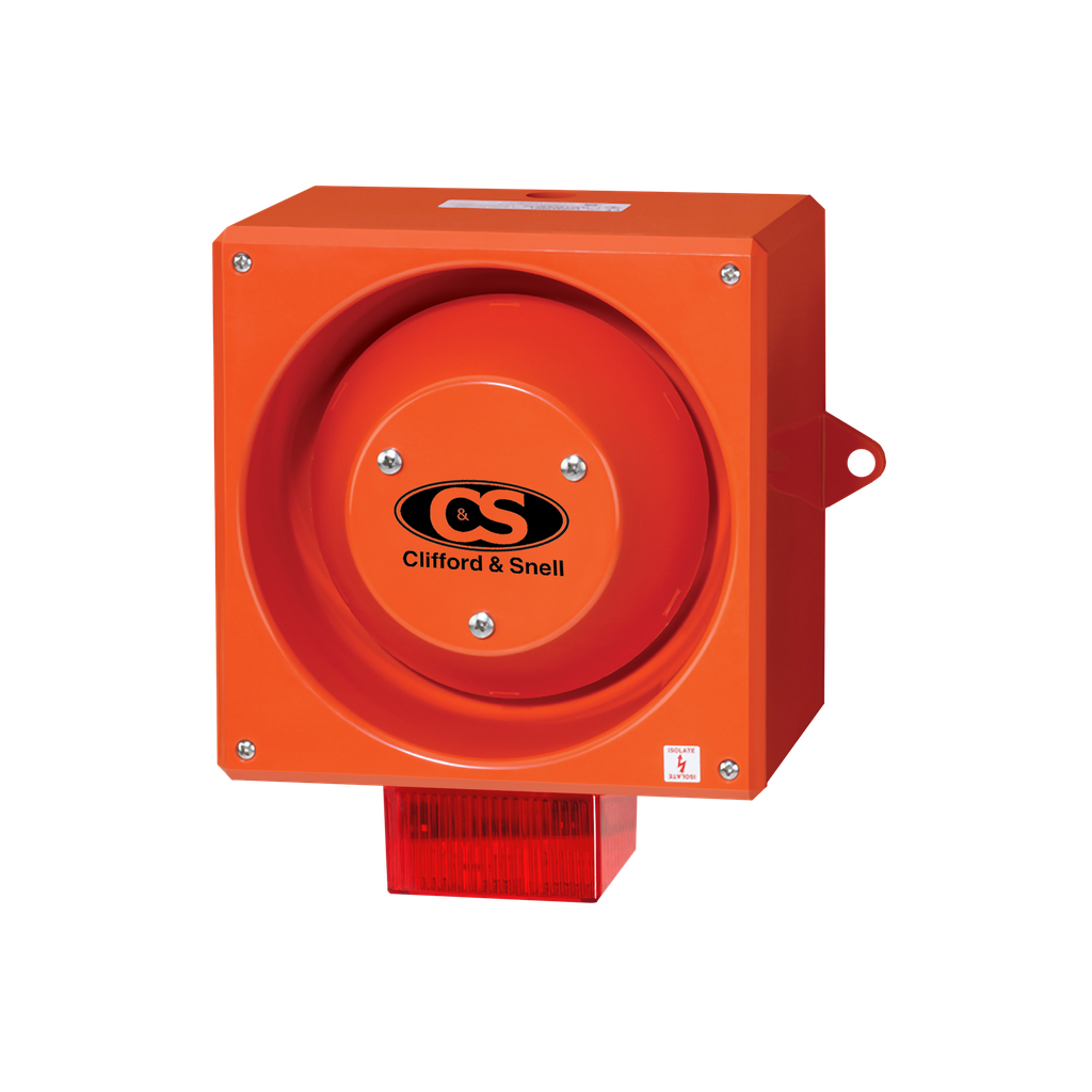 Sounder/Strobe YL8 WR 24VDC Red 204697