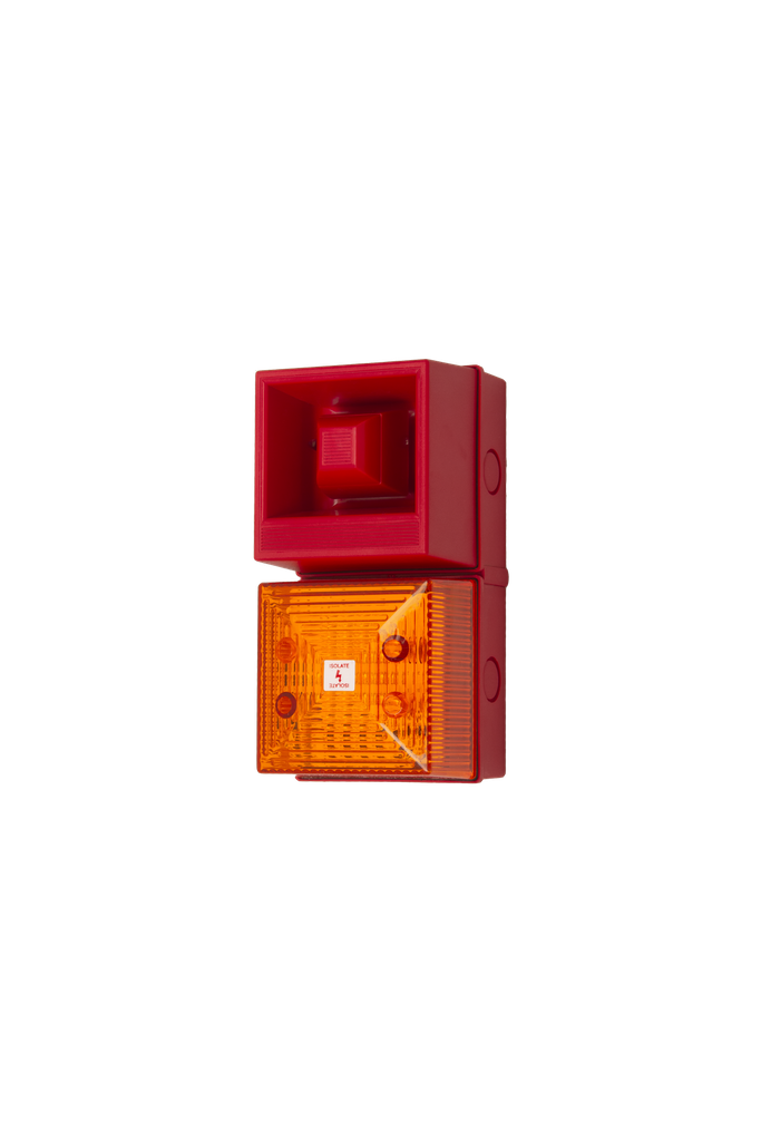 Sounder/Strobe YL4 WR 240VAC Red/Amber 204570