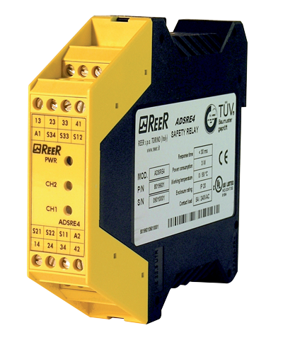 SAFETY RELAY E-STOP A/M 3NO 1NC