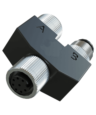 M12 Y-Splitter RSAFE Series S1