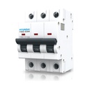 [HGD63M3PMCS0000C00004] Miniature Circuit Breaker (MCB), 3P 4A, 6kA C-Curve