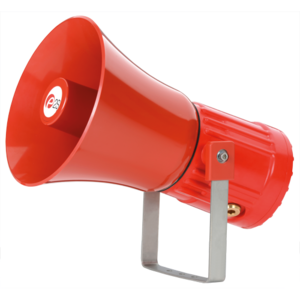 [GNEXL2R008AB1A1R] GNExL2 PA Loudspeaker 25W (Entries: 3 x M20  (GNExS/L=2 x M20) (A), Stopping plug/adaptor: Brass (B), Bracket/Guard (A4) 316 St/St (1), Product version: IECEx, ATEX, Ex EAC, INMETRO, SIL1 & 2 (A), Product option: Standard (1), Enclosure colour: Red (R), 8Ohm (R008))