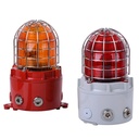 [D1XB2X10AC115BB1A1G/A] D1xB2X10 Explosion Proof Xenon Strobe Beacon 10J (Entries: 2 x 1/2" NPT & 1 x 1/2" NPT (B), Stopping plug/adaptor: Brass (B), Bracket/Guard (A4) 316 St/St (1), Product version: UL, cUL, IECEx, ATEX, SIL1 & 2 (A), Product option: Standard (1), Enclosure colour: Grey (G), Lens colour: Amber (A), 115Vac (AC115))