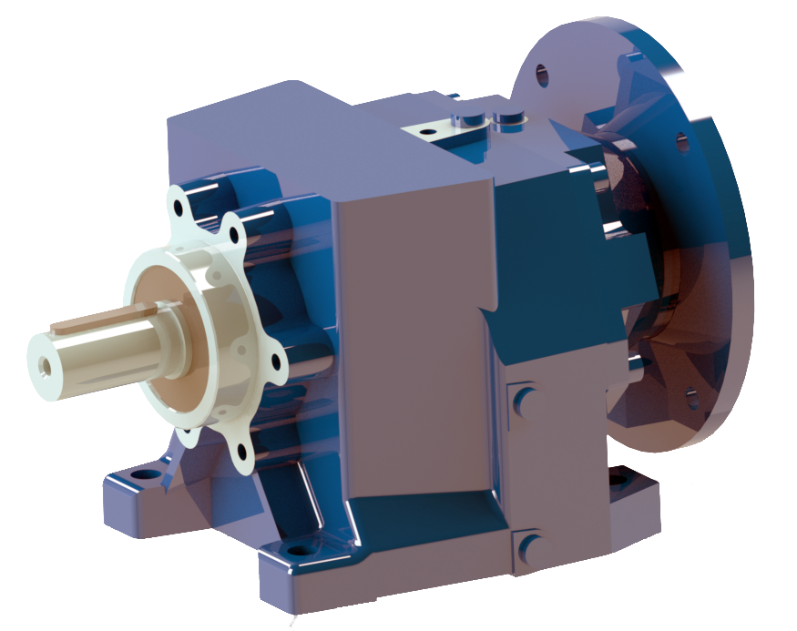 SITI NHL100/2 Inline Helical Gearbox (build-to-order)
