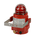 [BEXBG15DPAC115AB1A1R/A] BExBG15 Explosion Proof Xenon Beacon 15 Joule (Ex d) (Entries: 2 x M20 (A), Stopping plug/adaptor: Brass (B), Bracket/Guard (A2) 304 St/St (1), Product version: IECEx, ATEX, Ex EAC, INMETRO, PESO (A1), Enclosure colour: Red (R), Lens colour: Amber (A), 115Vac (AC115))