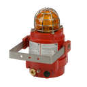 [BEXBGL2DPAC115AB1A1R/A] BExBGL2 Explosion Proof L.E.D. Status Light & Beacon (Entries: 2 x M20 (A), Stopping plug/adaptor: Brass (B), Bracket/Guard (A2) 304 St/St (1), Enclosure colour: Red (R), Lens colour: Amber (A), 115Vac (AC115))