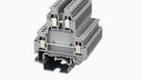 PC Series Terminal 2.5mm² 24A Screw DIN Rail Double Level Grey