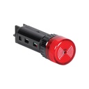 16mm P/MNT FLASHING+BUZZ 24VAC/DC