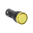 22mm Panel Mount Yellow LED Pilot Light 380VAC