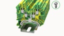 2in - 2out 0.2-2.5mm 24A DIN Rail Yellow/Green