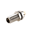 M8 PANEL/MNT CONNECTOR 4A 3PIN MALE