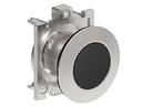 30mm Flush Black Momentary Pushbutton Actuator