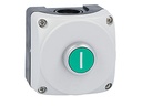 Green "I" Flush Pushbutton Station NO