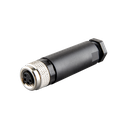M8 STRAIGHT CONNECTOR 4A 4PIN FEMALE