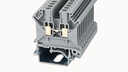Terminal 2.5mm² 24A Screw DIN Rail Grey