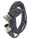 Prog. cable for Safegate SMP/SMPO USB-M12 5-pole, 2m