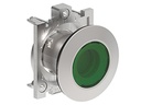 30mm Flush Illuminated Green Momentary Pushbutton Actuator