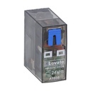 Relay Miniature Plug In 1CO 16A 24VDC Coil (with LED and Button)
