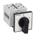 20A AC1 1 pole Changeover Switch 1-0-2 Front Mounting