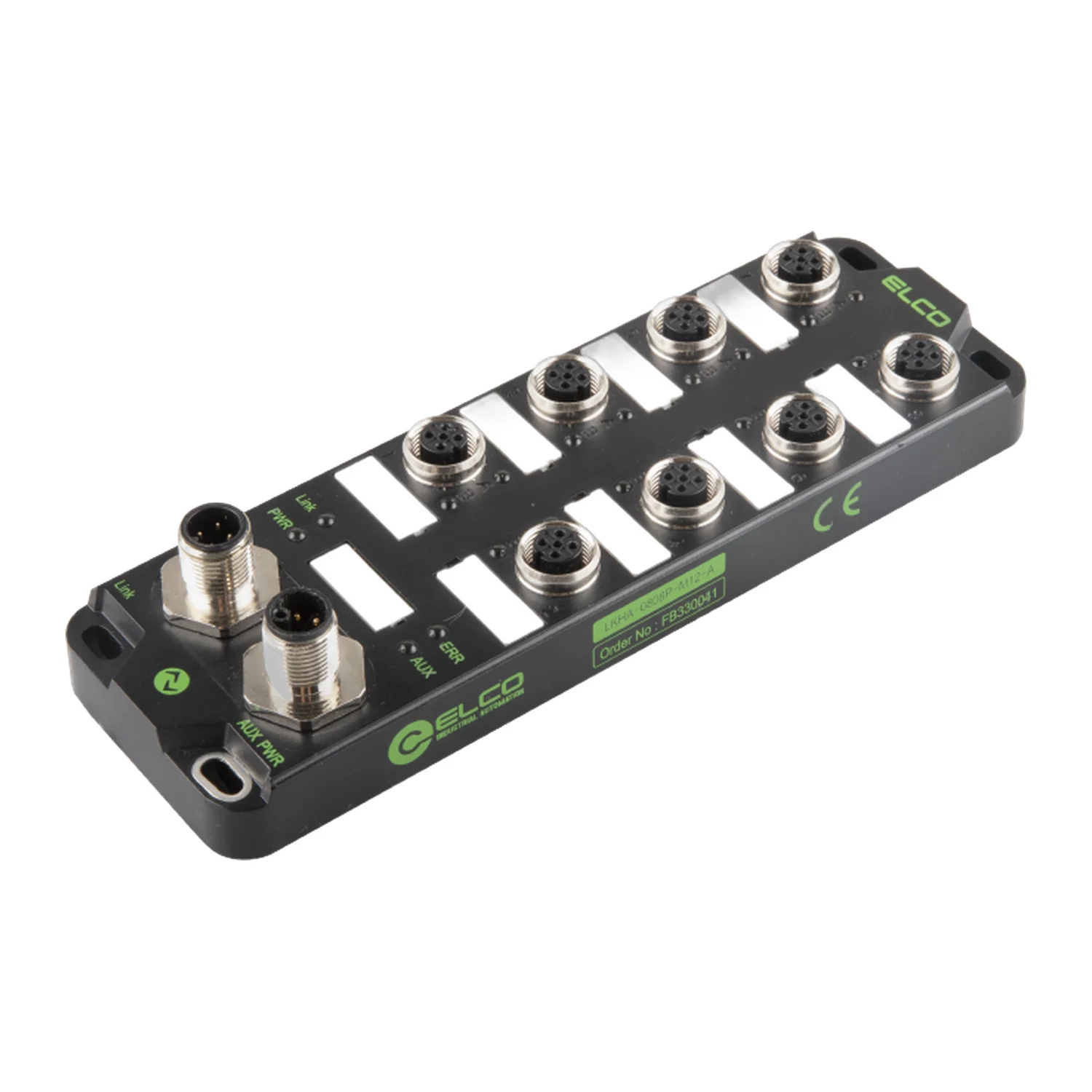 8-Port Digital IO-Link Sensor Hub, 16 DO (PNP), IP67 Plastic